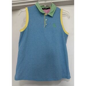 Lauren Ralph Lauren Colorblock Polo Tank Pajama Top Women's Size Medium